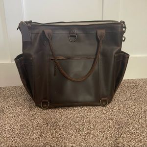 Nena and Co full leather Mexico The Perfect Bag Full size with all straps